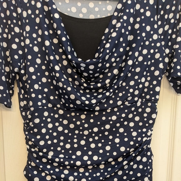 Polka-dot Dress - petite - Picture 3 of 4